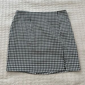 Gingham skirt